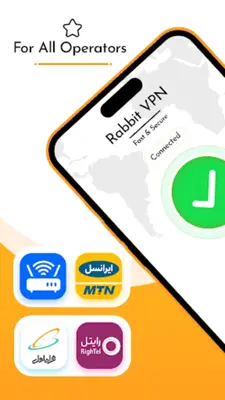 فیلتر شکن قوی خرگوش-Rabbit VPN android App screenshot 1